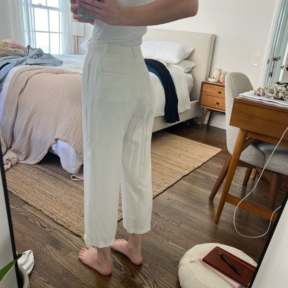Cream linen Brandy Melville pants - Picture 3 of 3